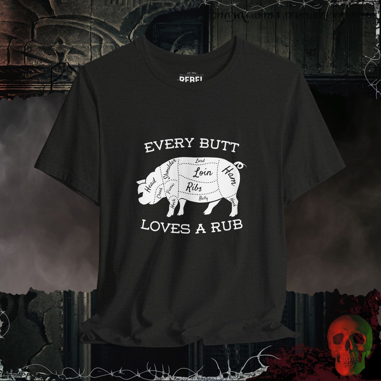 T-Shirt Black Heather / S Every Butt Loves a Rub Tee
