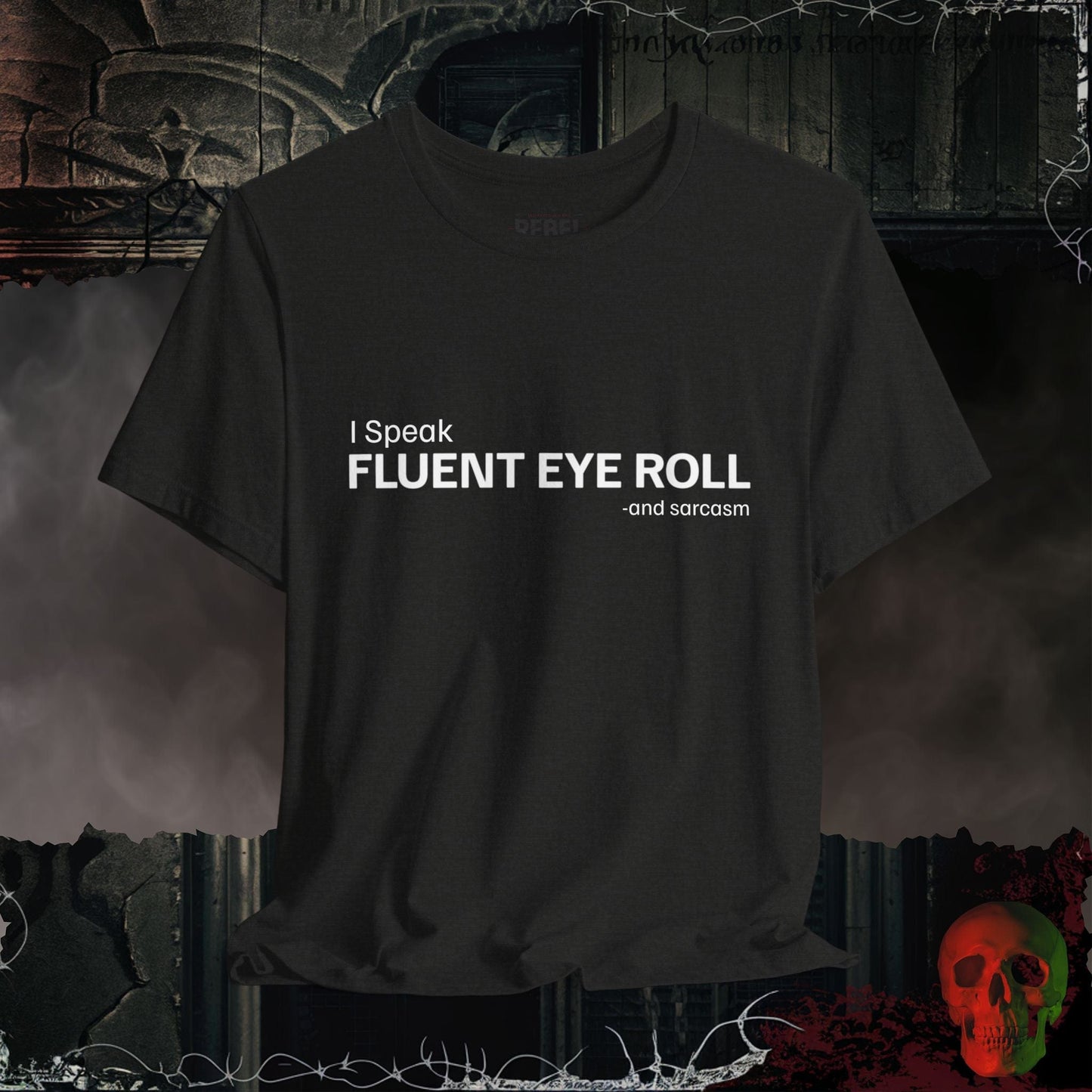 T-Shirt Black Heather / S Fluent In Eyeroll T-Shirt