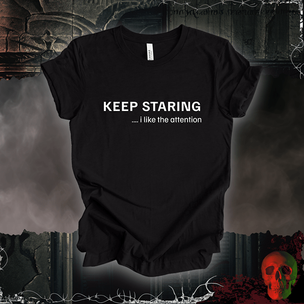 T-Shirt Black Heather / S Keep Staring Tee
