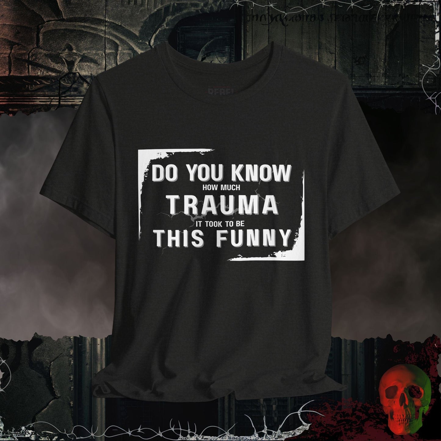 T-Shirt Black Heather / S So Much Trauma T-Shirt