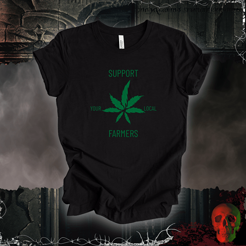 T-Shirt Black Heather / S Support Your Local Farmers T-Shirt