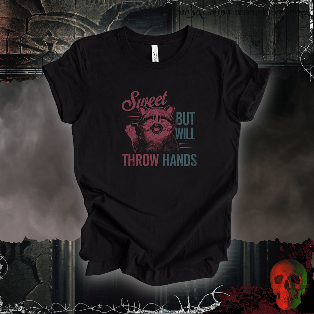 T-Shirt Black Heather / S Sweet but Throwing Hands Tee