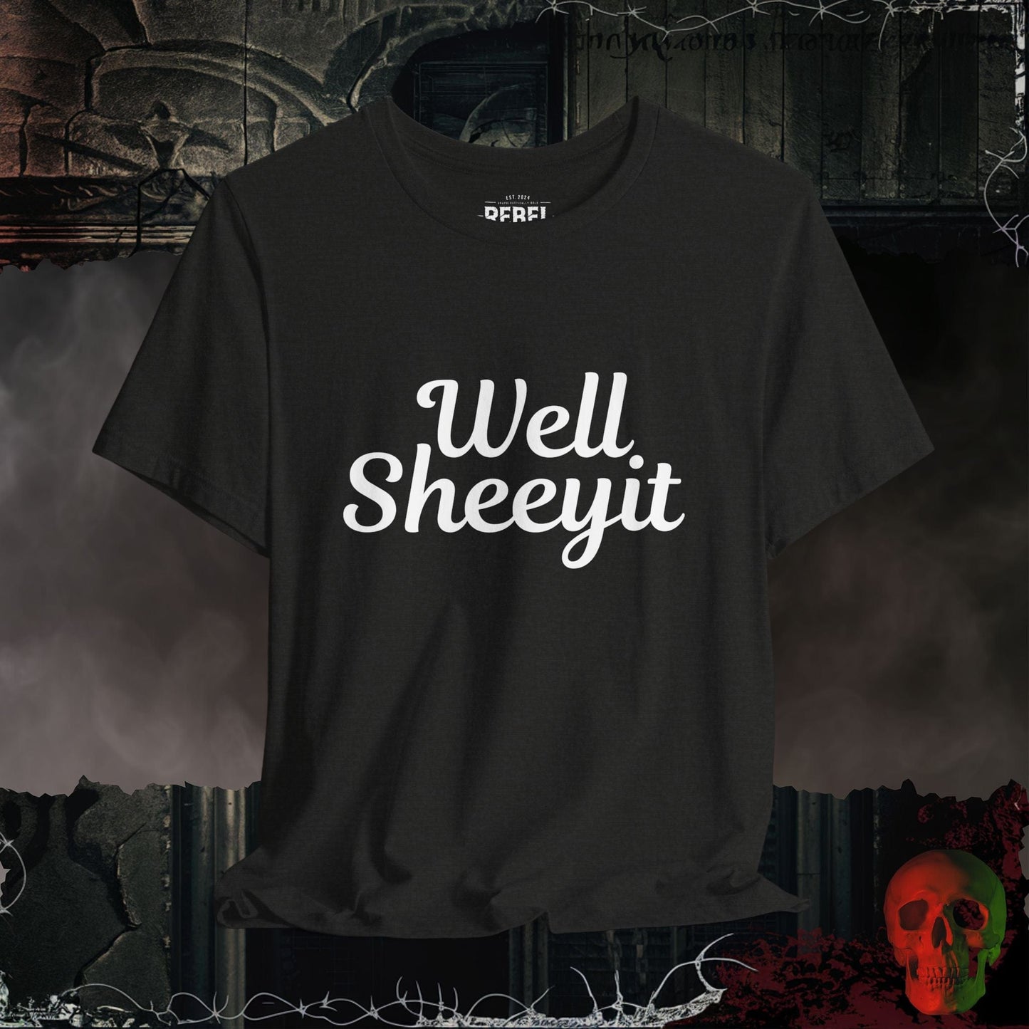 T-Shirt Black Heather / S Well Sheeyit T-Shirt