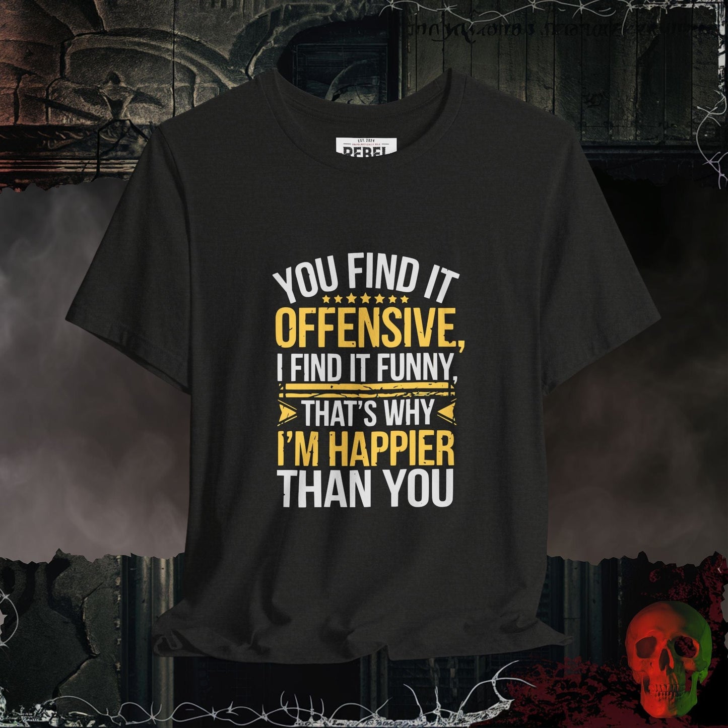 T-Shirt Black Heather / S You Find It Offensive, I Find It Funny T-Shirt