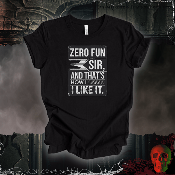 T-Shirt Black Heather / S Zero Fun Sir T-Shirt