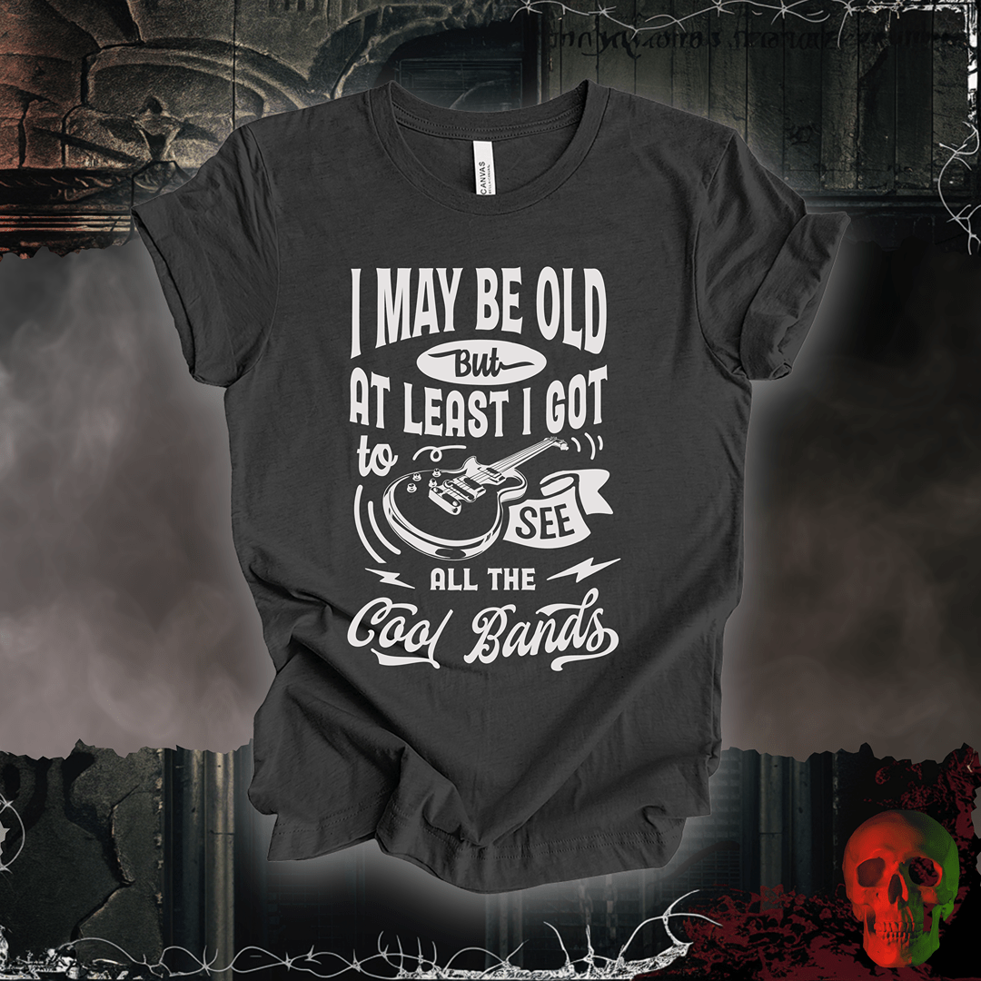 T-Shirt Dark Grey Heather / S All the Cool Bands T-Shirt
