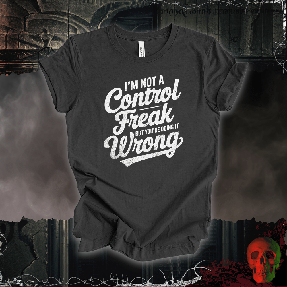 T-Shirt Dark Grey Heather / S Control Freak Tee