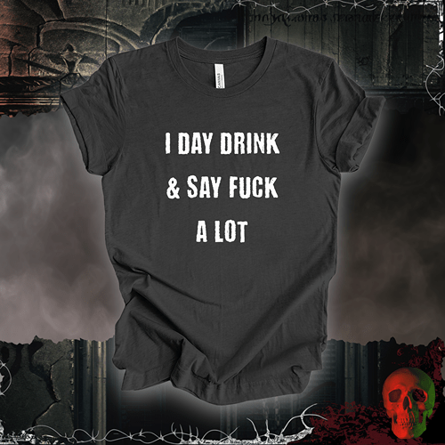 T-Shirt Dark Grey Heather / S Day Drinking T-Shirt