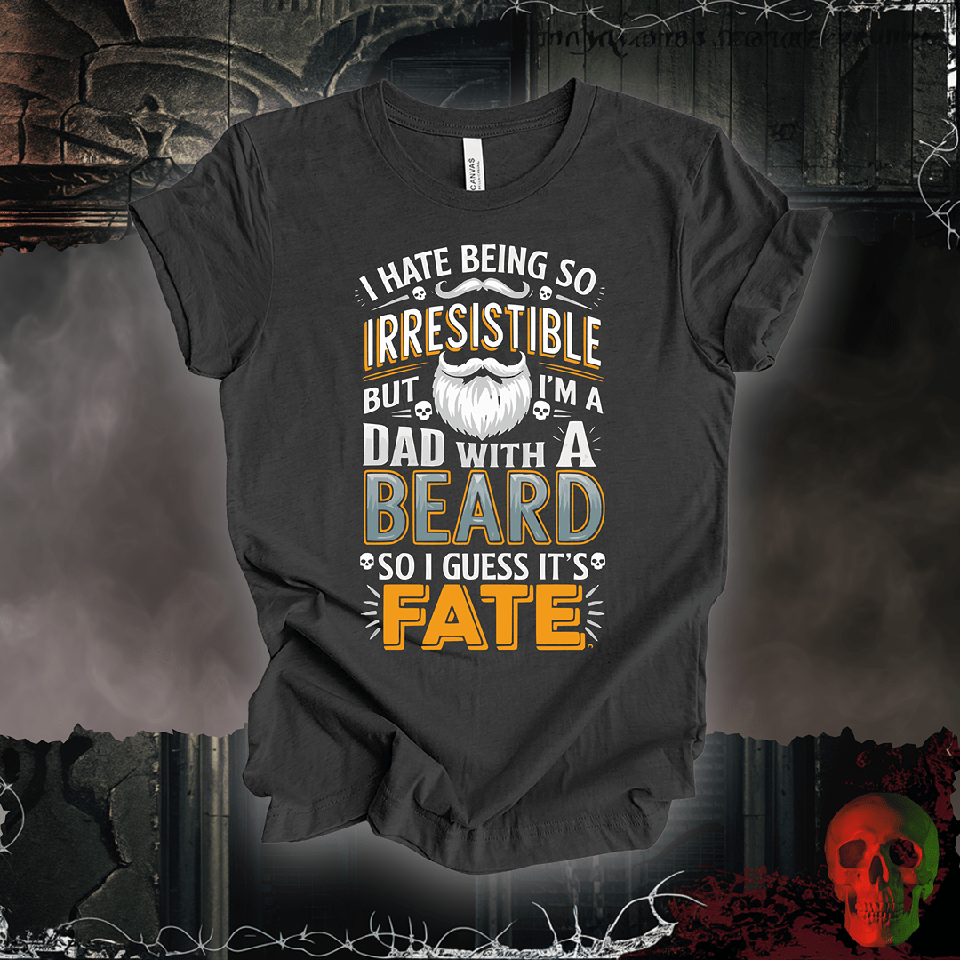 T-Shirt Dark Grey Heather / S Irresistible Bearded Dad T-Shirt