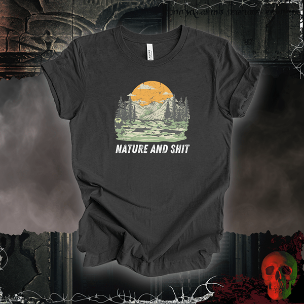 T-Shirt Dark Grey Heather / S Nature and Shit T-Shirt
