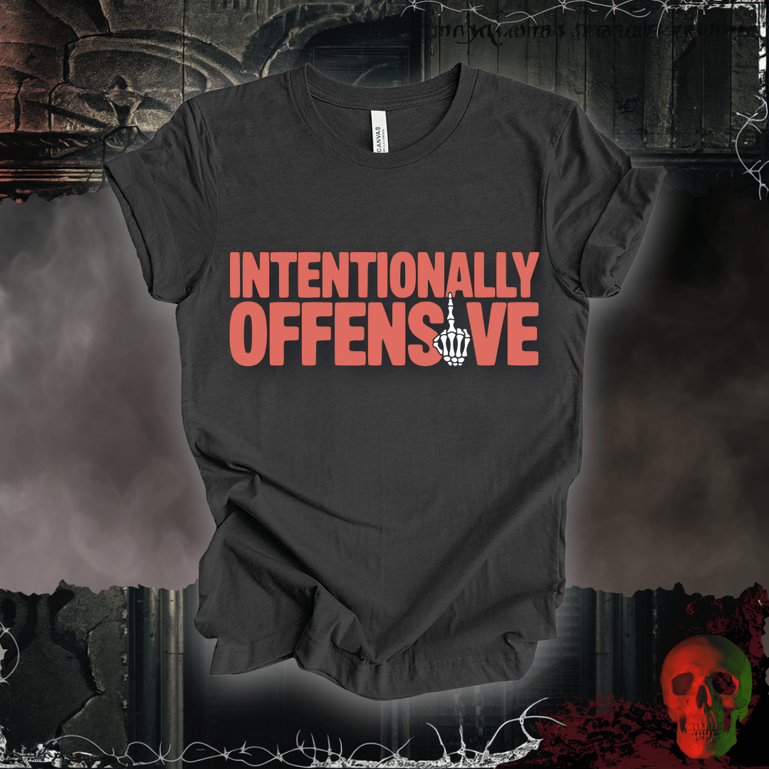T-Shirt Dark Grey Heather / S Offensive by Design T-Shirt