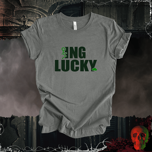 T-Shirt Deep Heather / S Feeling Lucky T-Shirt | Funny & Bold St. Patrick's Day Design
