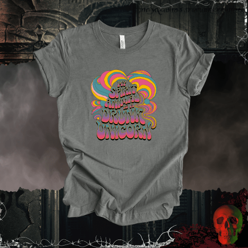 T-Shirt Deep Heather / S My Spirit Animal is a Drunk Unicorn T-Shirt