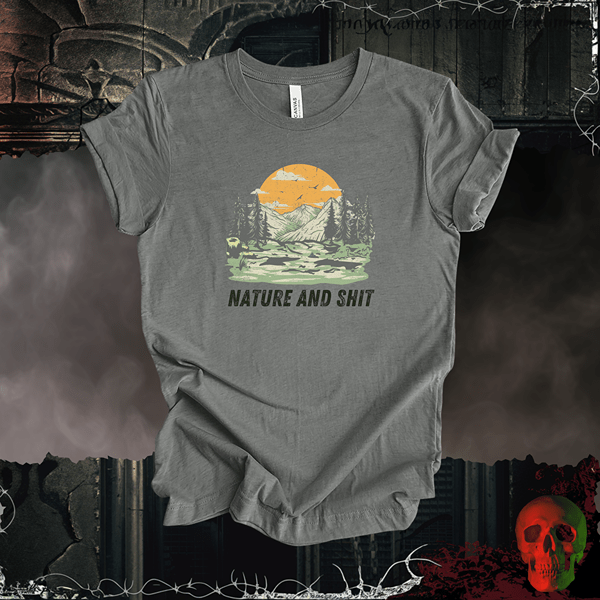 T-Shirt Deep Heather / S Nature and Shit T-Shirt