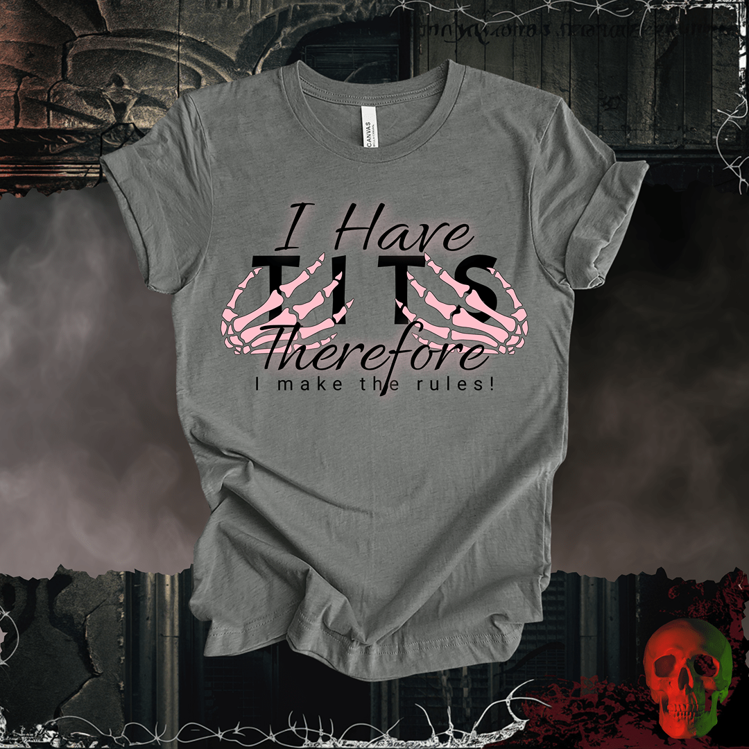 T-Shirt Deep Heather / S Tits = Power T-Shirt
