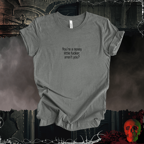 T-Shirt Deep Heather / S You're a Nosey Little F***er Tee