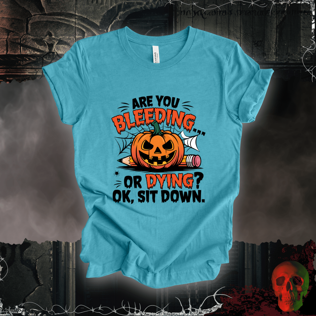 T-Shirt Heather Aqua / S Classroom Haunts & Laughs T-Shirt