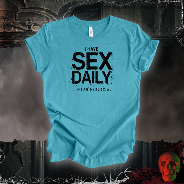 T-Shirt Heather Aqua / S Daily Sex Tee