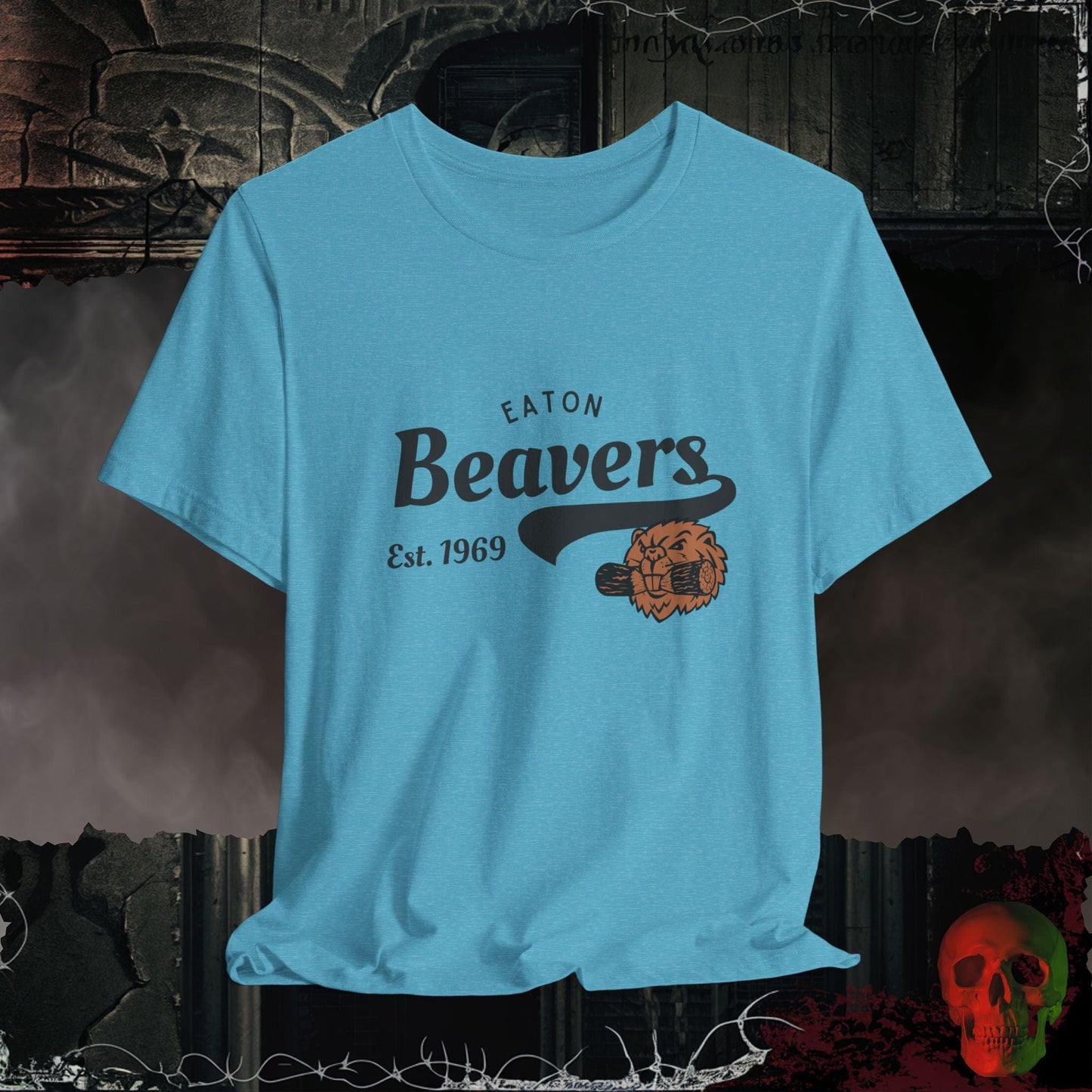 T-Shirt Heather Aqua / S Eaton Beavers T-Shirt