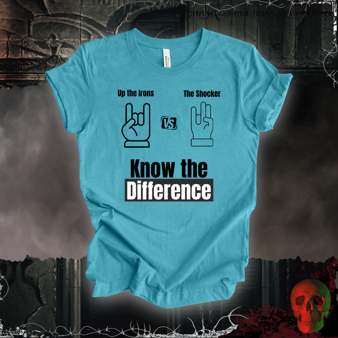 T-Shirt Heather Aqua / S Know the Difference T-Shirt