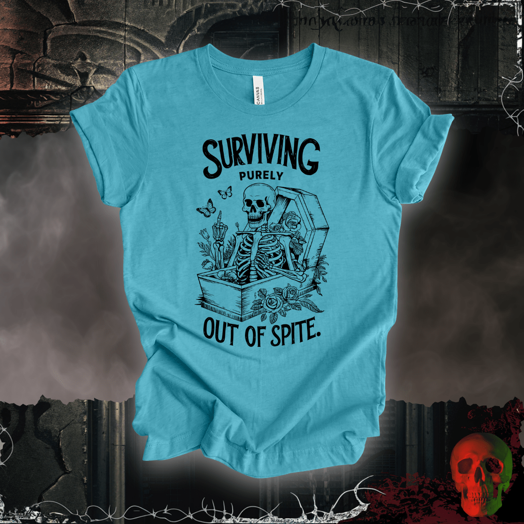 T-Shirt Heather Aqua / S Surviving Out of Spite! T-Shirt