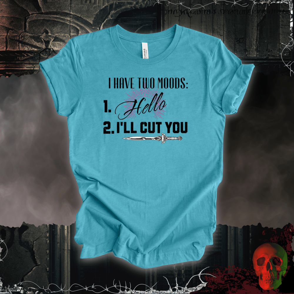 T-Shirt Heather Aqua / S Two Moods Tee