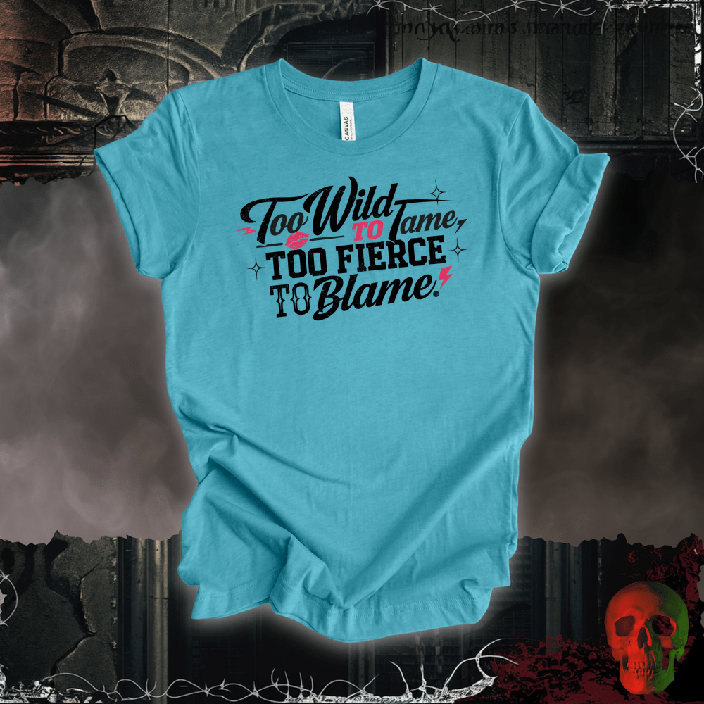 T-Shirt Heather Aqua / S Wild & Fierce Tee