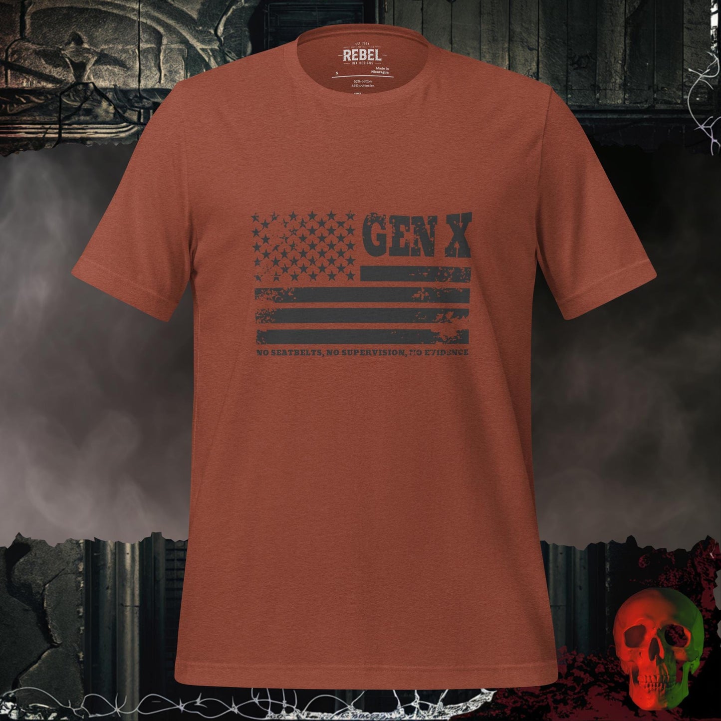 T-Shirt Heather Clay / S Gen X / No Evidence Tee