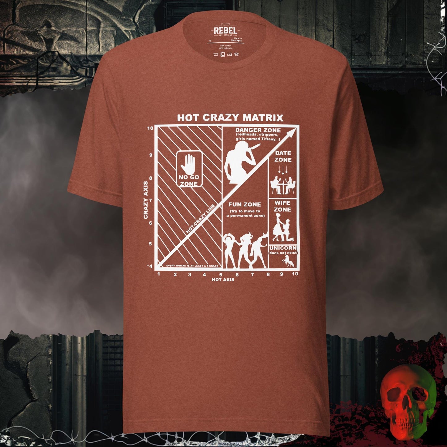 T-Shirt Heather Clay / S Hot Crazy Matrix Tee