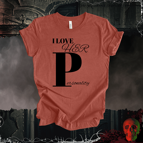 T-Shirt Heather Clay / S I Love Her 'P' T-Shirt