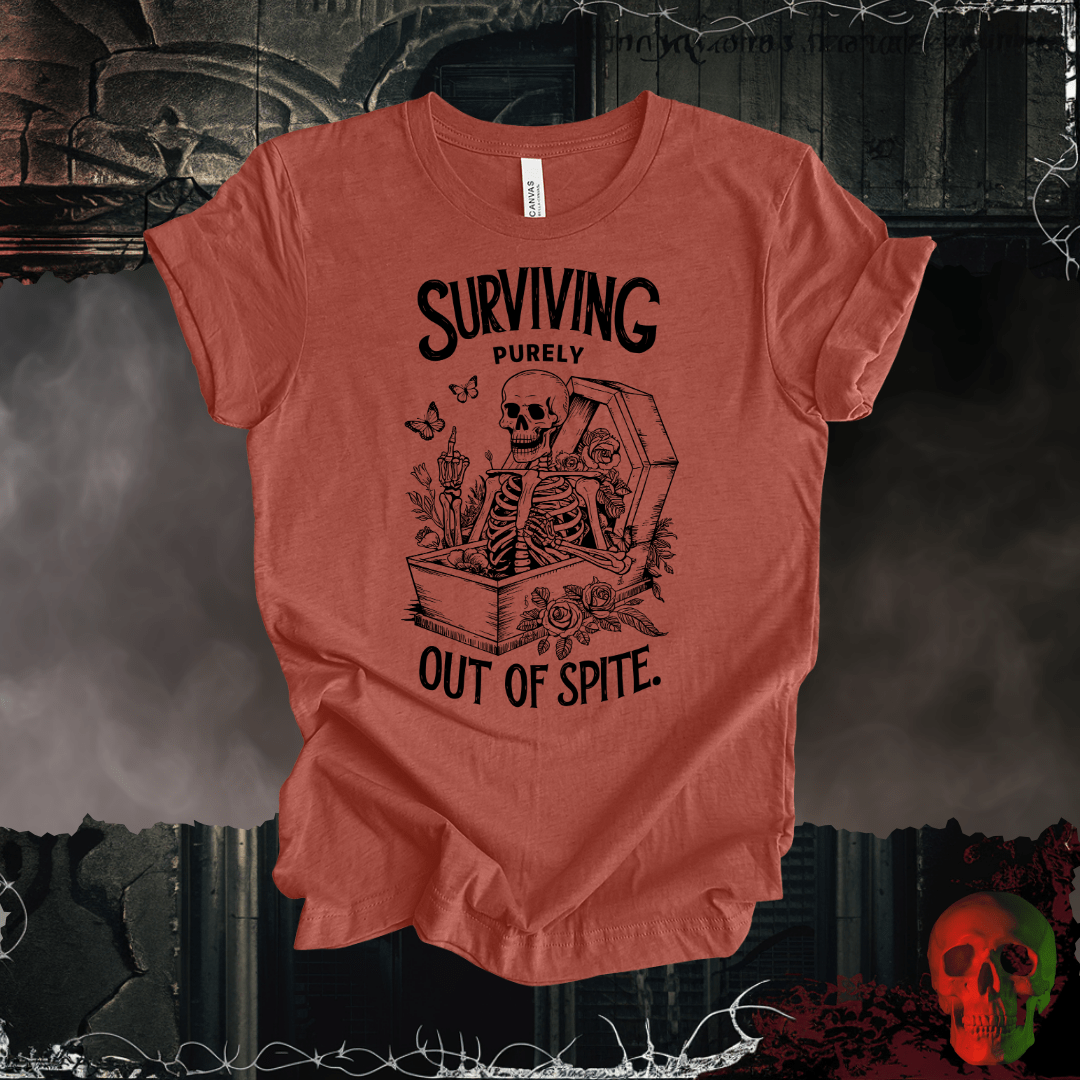 T-Shirt Heather Clay / S Surviving Out of Spite! T-Shirt
