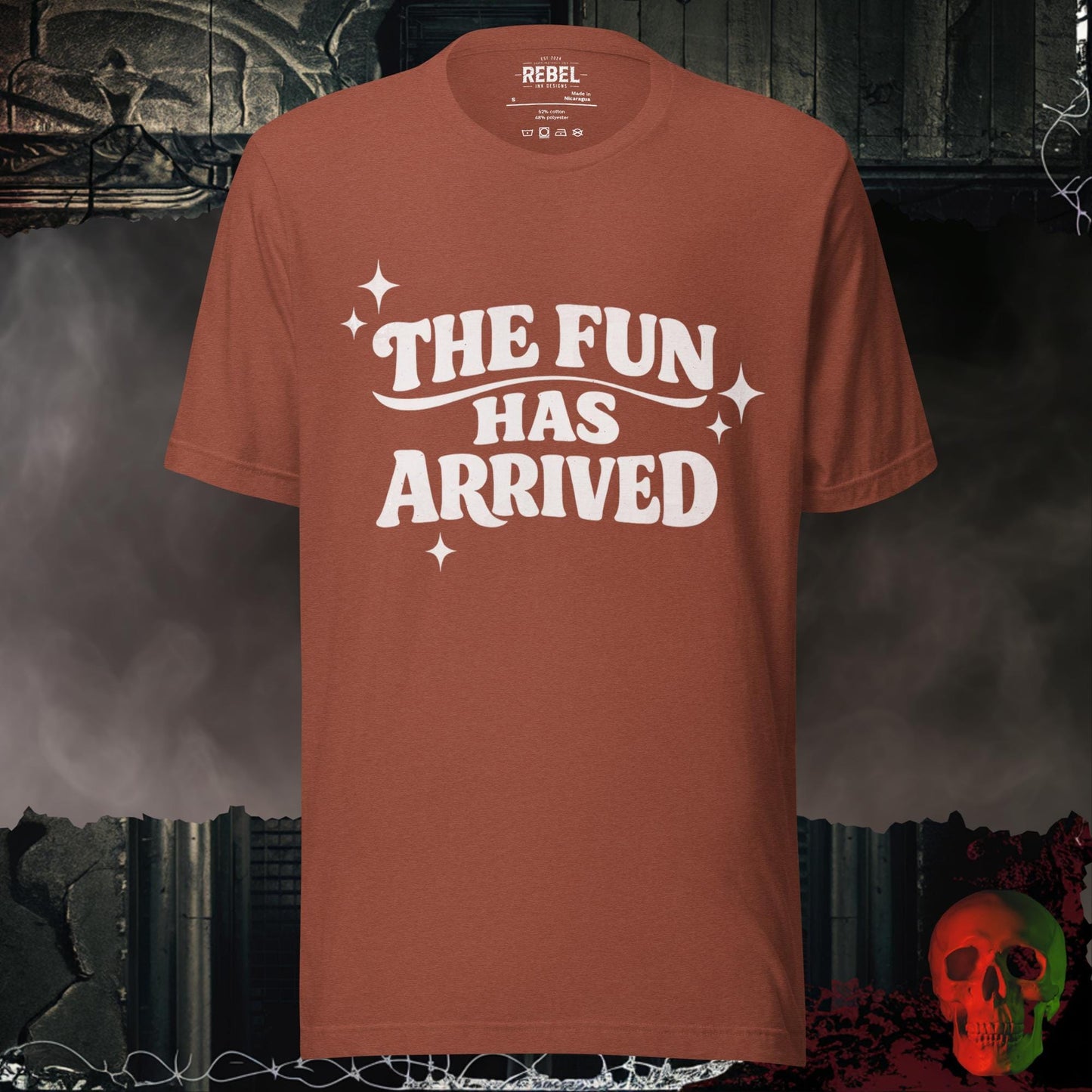 T-Shirt Heather Clay / S The Fun Has Arrived Tee