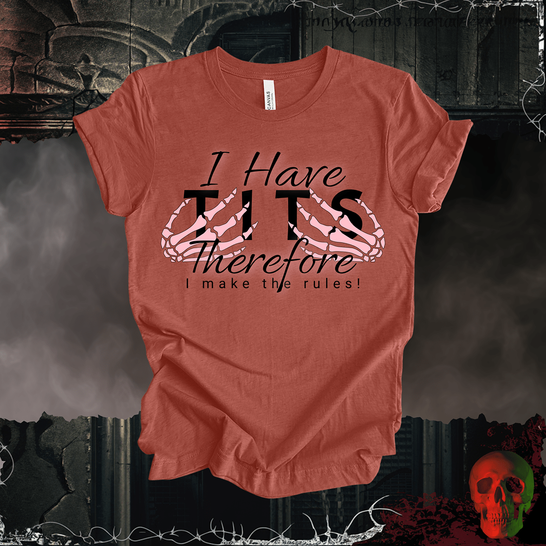 T-Shirt Heather Clay / S Tits = Power T-Shirt