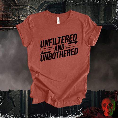 T-Shirt Heather Clay / S Unfiltered and Unbothered T-Shirt