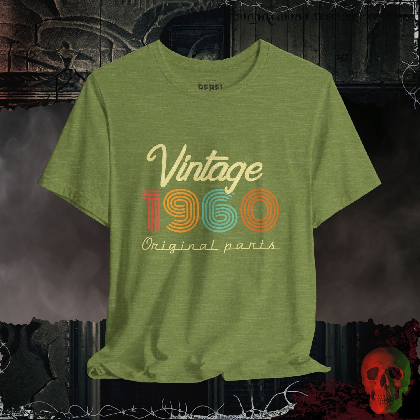 T-Shirt Heather Green / S 1960 - Vintage Legends: The Classic Years Collection