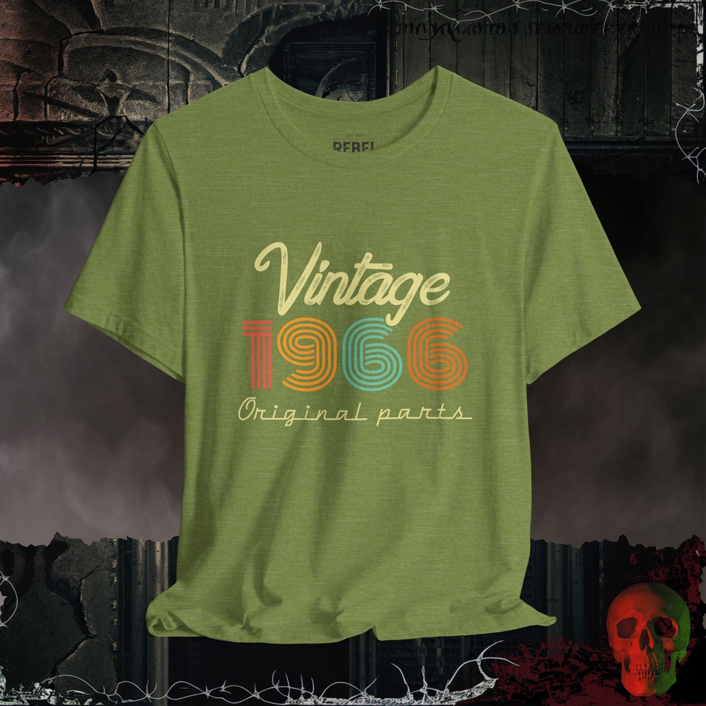 T-Shirt Heather Green / S 1966 - Vintage Legends: The Classic Years Collection