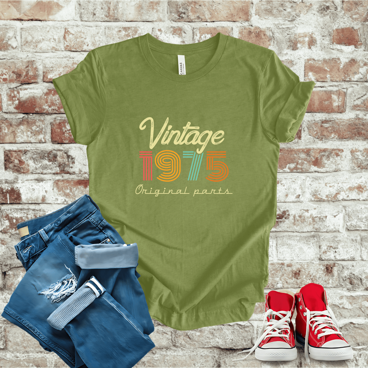 T-Shirt Heather Green / S 1975 - Vintage Legends: The Classic Years Collection T-Shirt