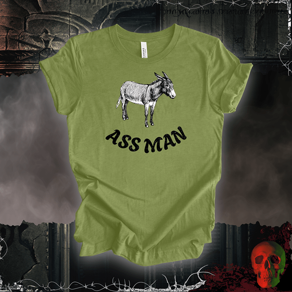 T-Shirt Heather Green / S Ass Man Tee