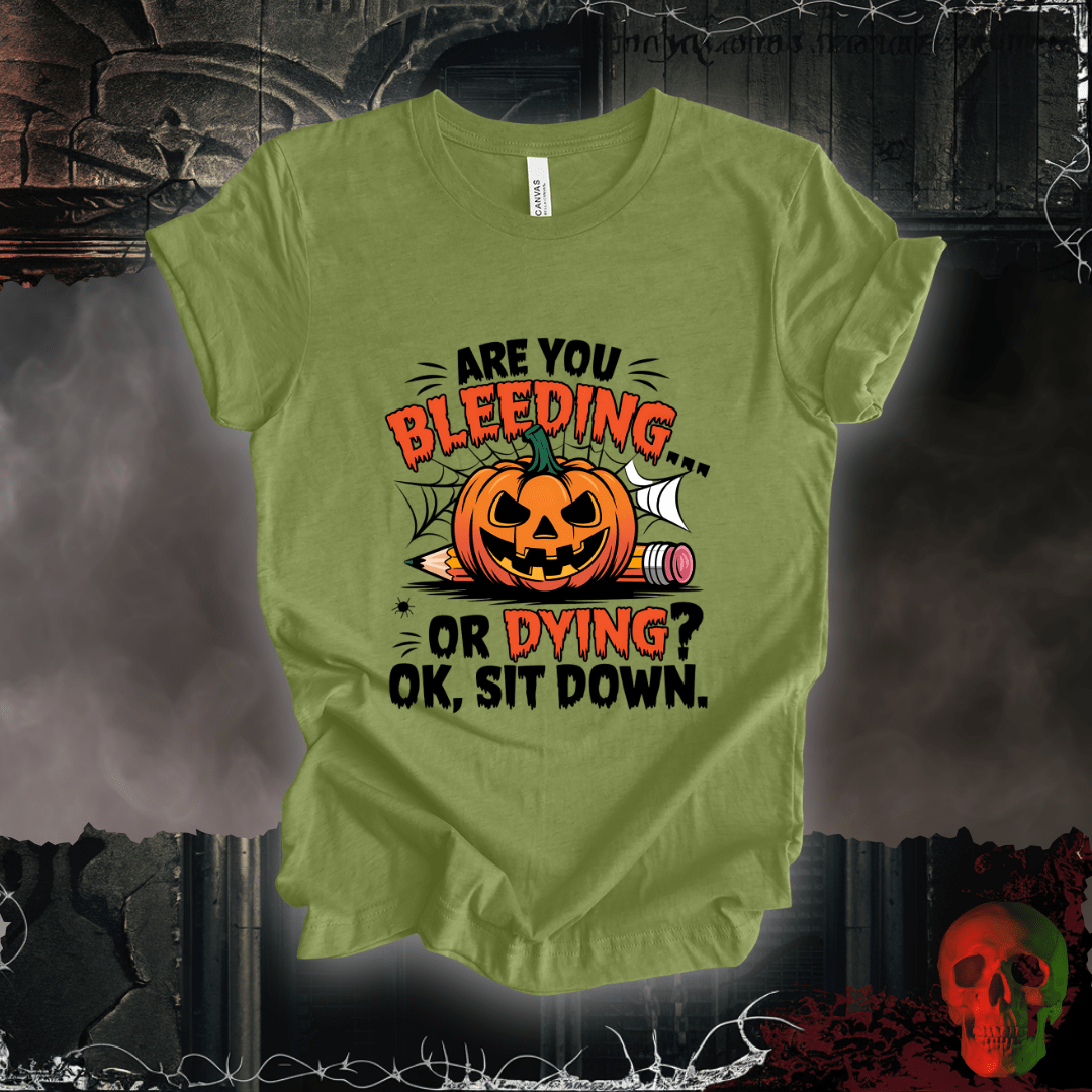 T-Shirt Heather Green / S Classroom Haunts & Laughs T-Shirt
