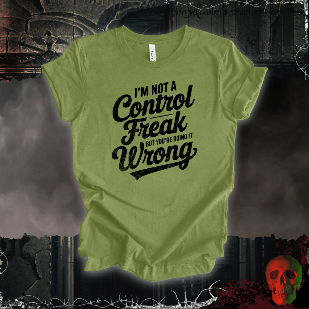 T-Shirt Heather Green / S Control Freak Tee