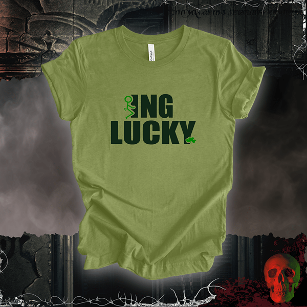 T-Shirt Heather Green / S Feeling Lucky T-Shirt | Funny & Bold St. Patrick's Day Design