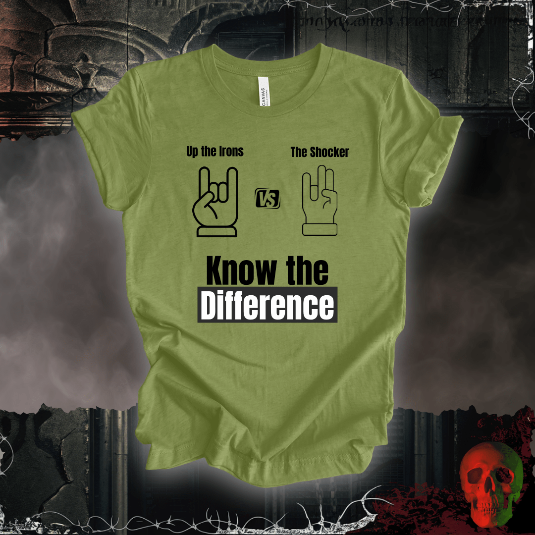 T-Shirt Heather Green / S Know the Difference T-Shirt