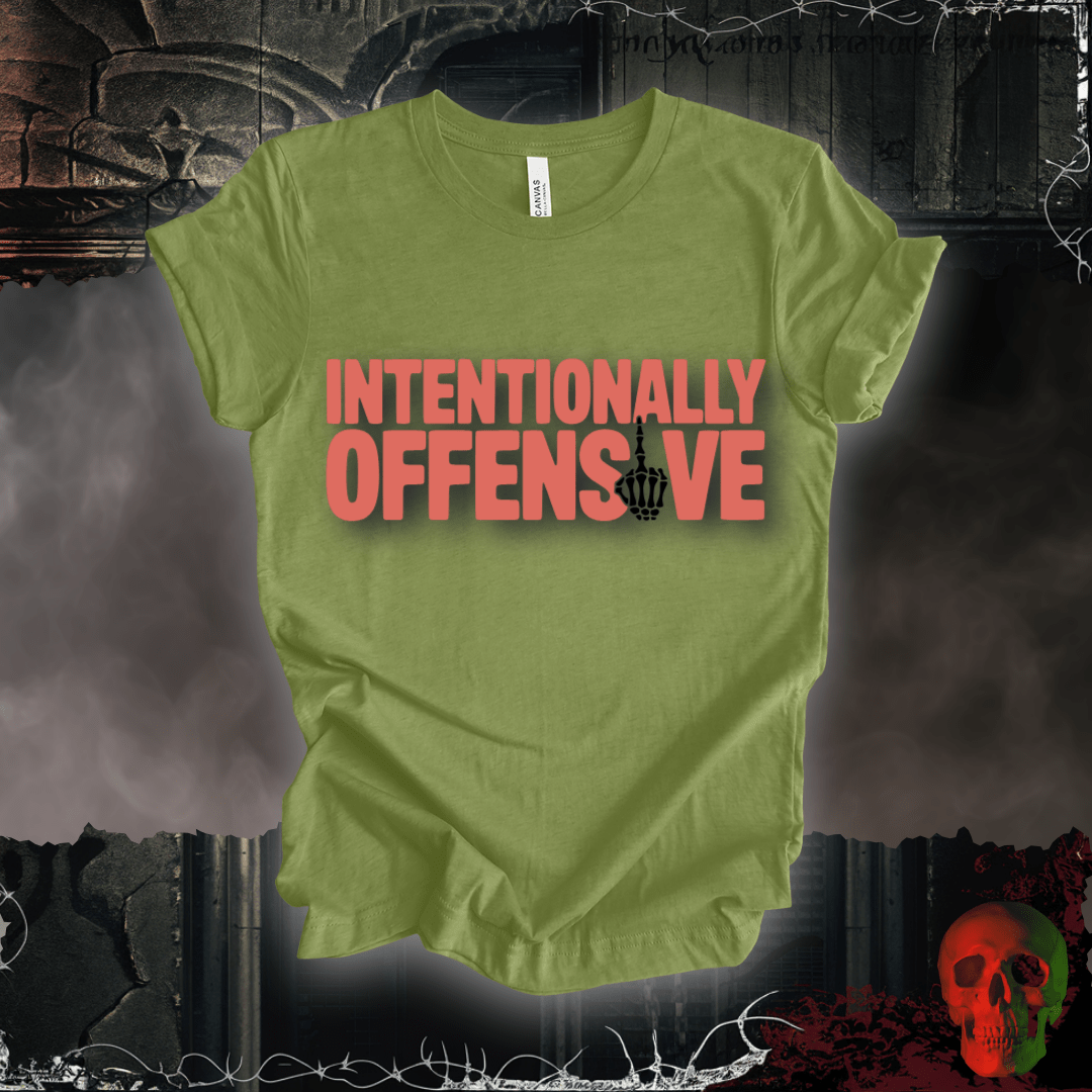 T-Shirt Heather Green / S Offensive by Design T-Shirt