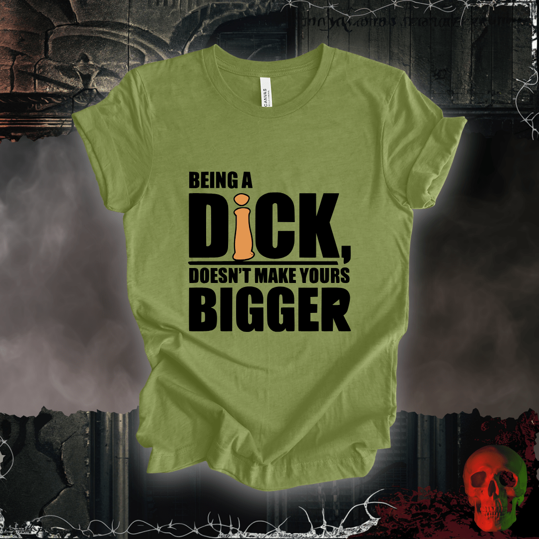 T-Shirt Heather Green / S Size Matters Not - Attitude Does T-Shirt