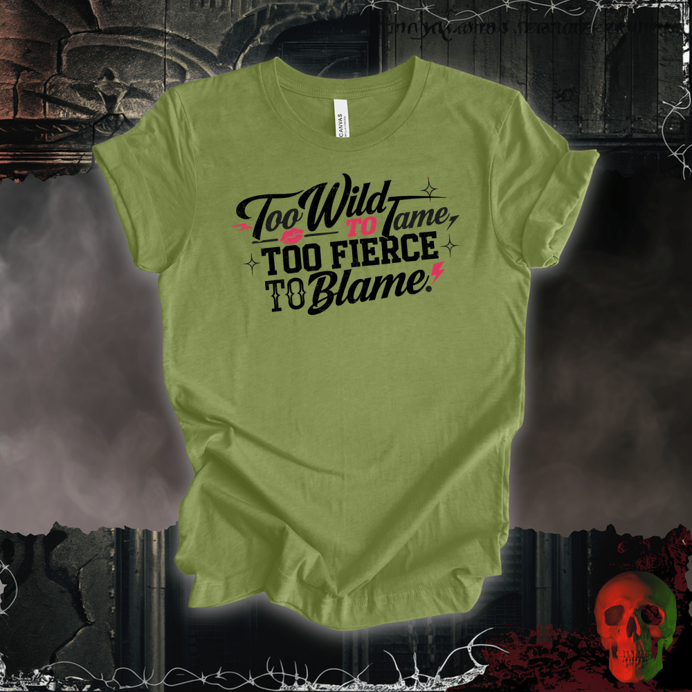 T-Shirt Heather Green / S Wild & Fierce Tee