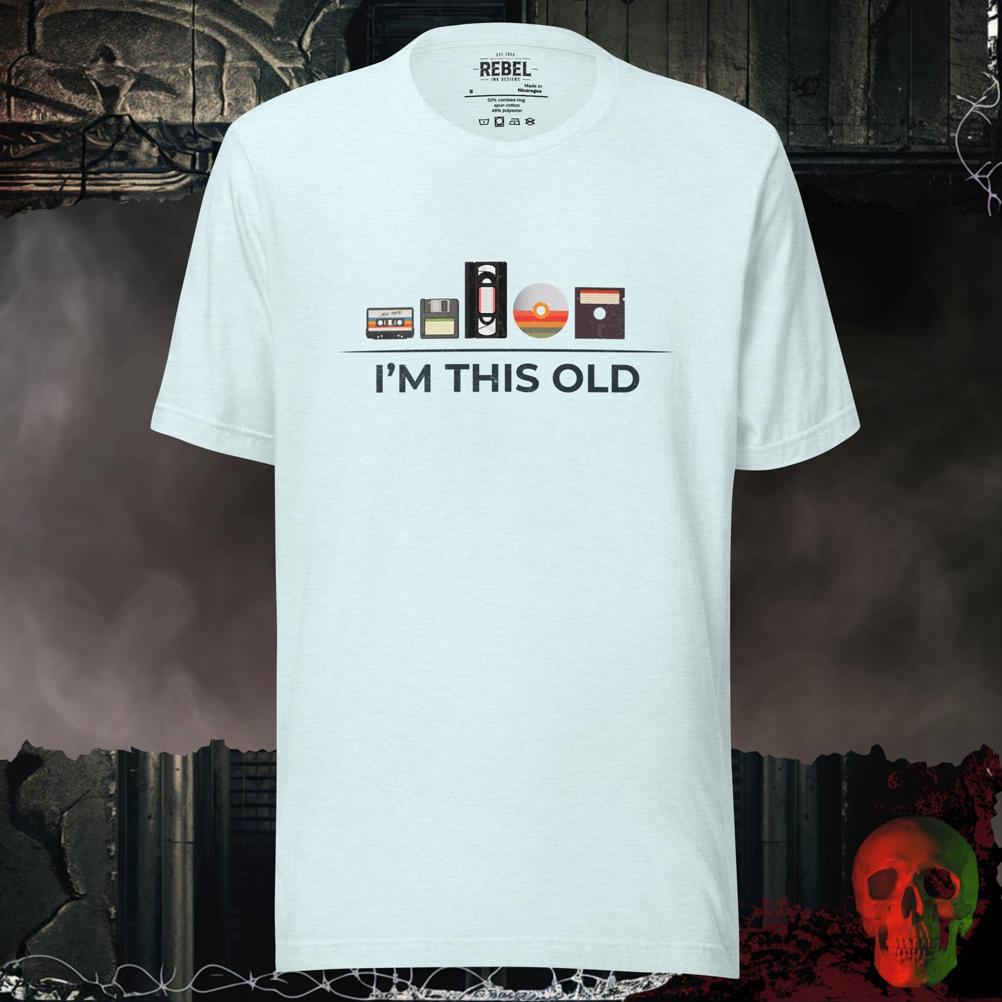 T-Shirt Heather Ice Blue / S I'm This Old T-Shirt