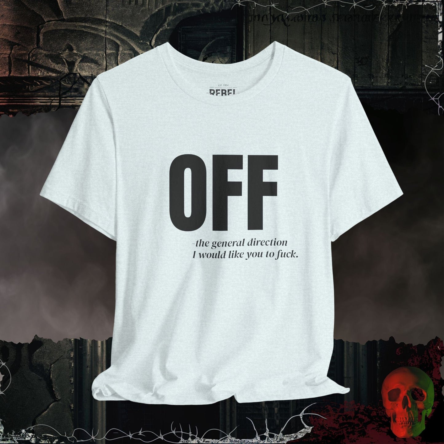 T-Shirt Heather Ice Blue / S Off - The General Direction T-Shirt