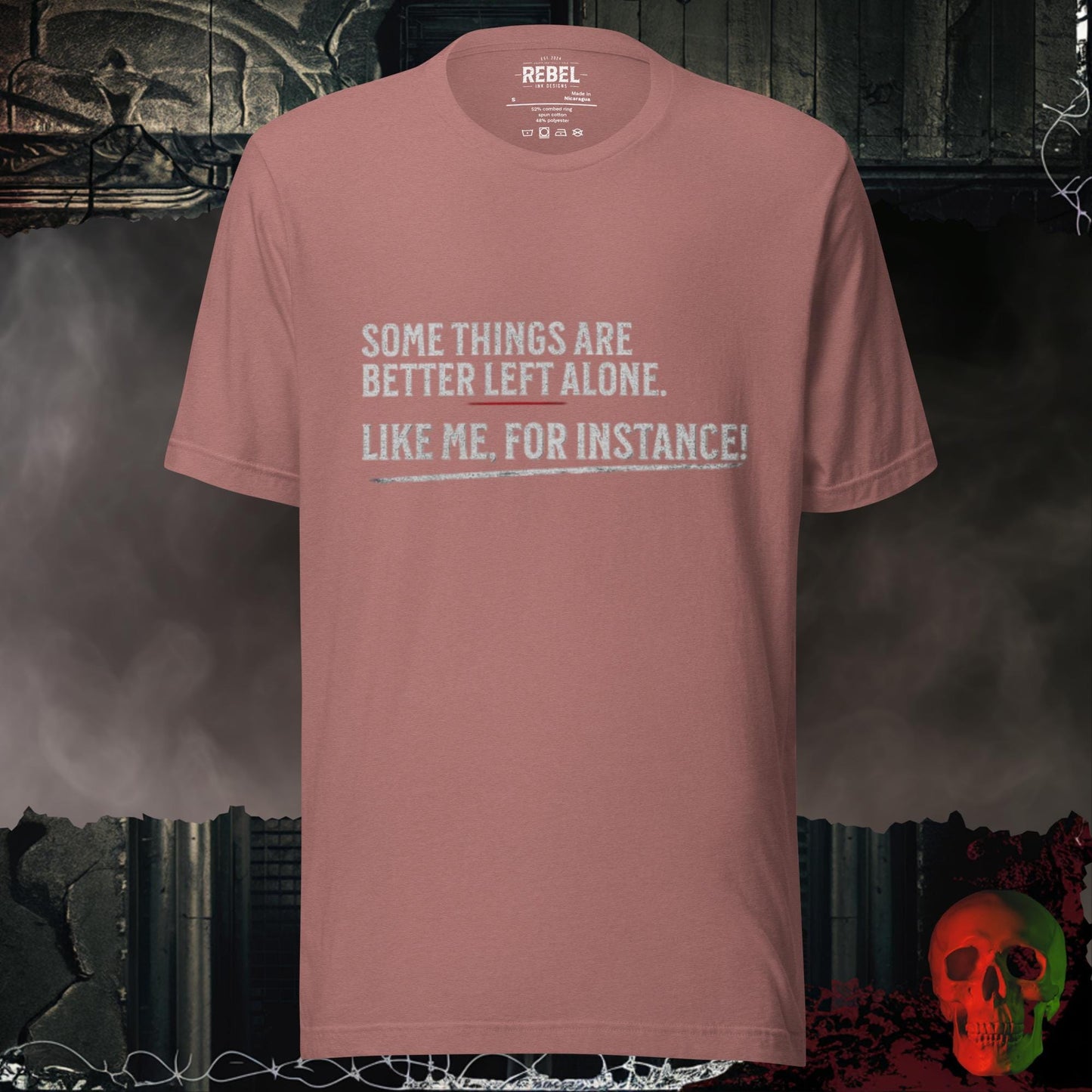 T-Shirt Heather Mauve / S Better Left Alone Tee