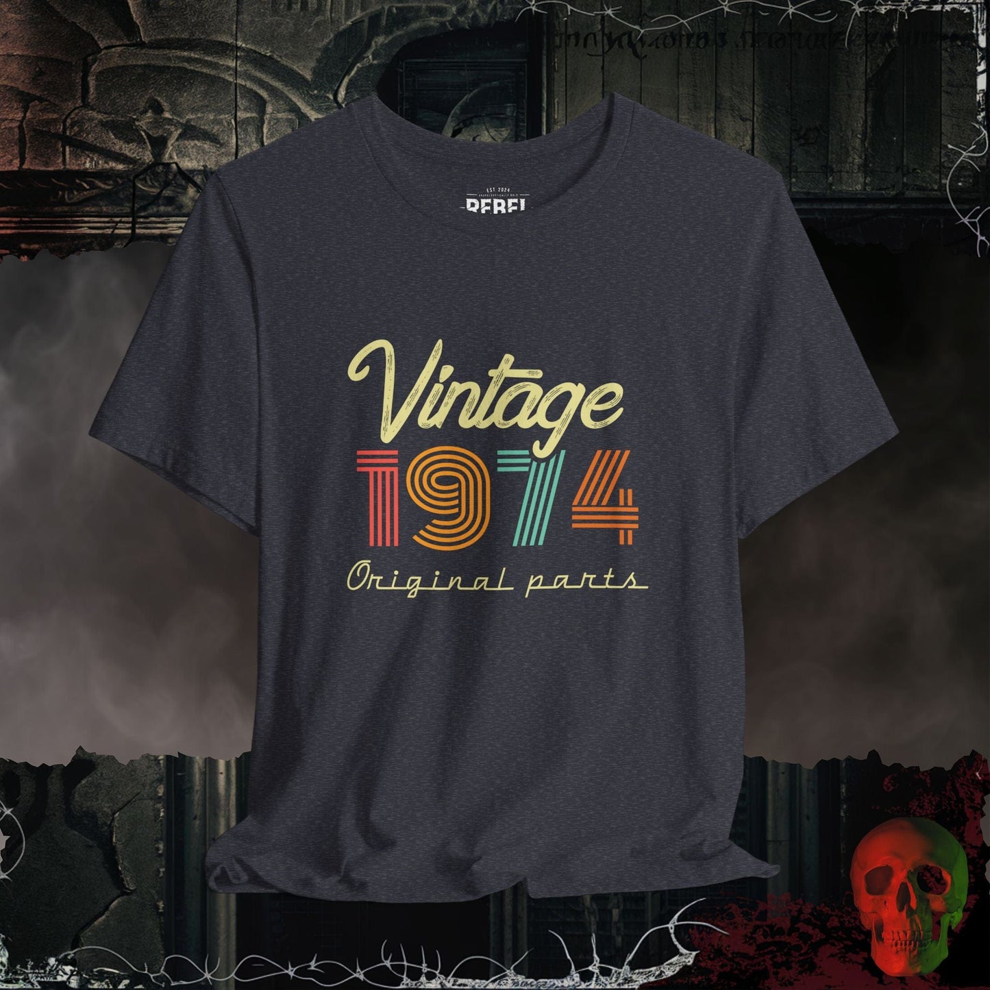T-Shirt Heather Navy / S 1974 - Vintage Legends: The Classic Years Collection