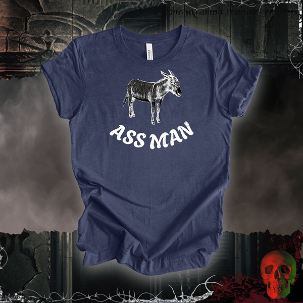 T-Shirt Heather Navy / S Ass Man Tee